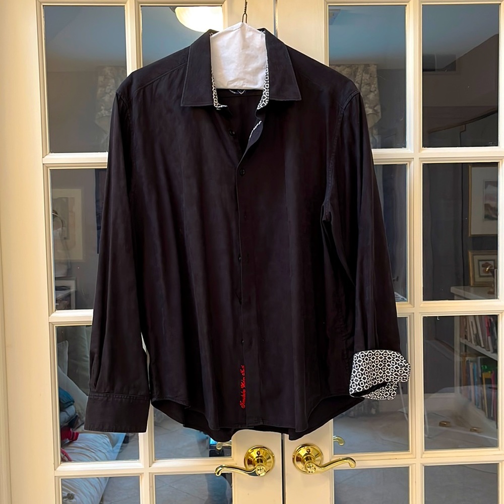 Robert Graham Righteous 2 Black Button Down, Excellent condition